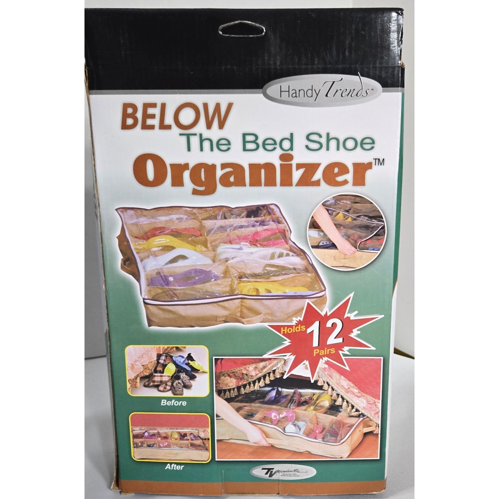 Closet Max Closet Organizer 6 shelves & Below Bed Shoe Organizer Lot of 2 NIB - Picture 5 of 5